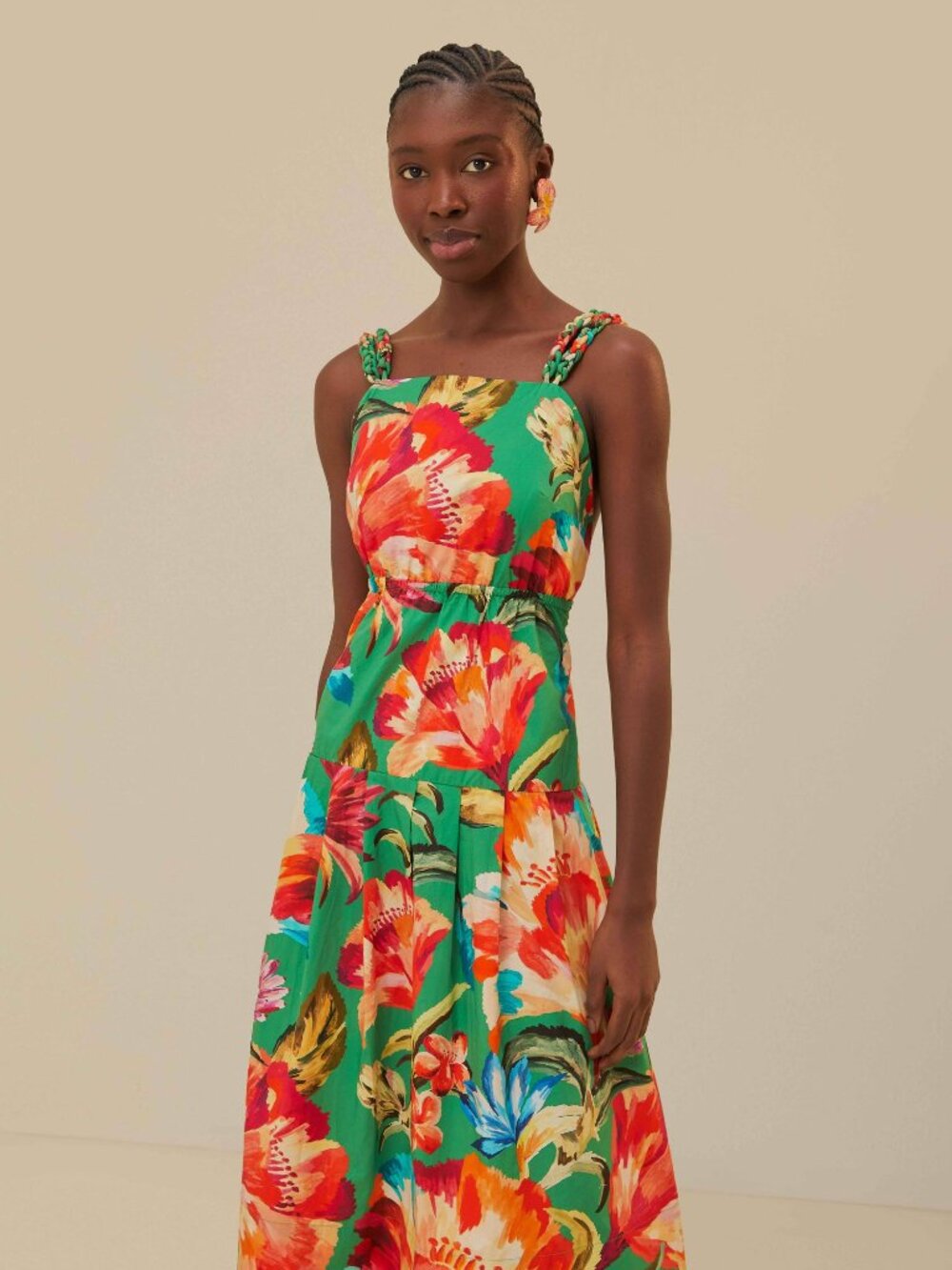 Farm Rio Tropicart Midi Dress